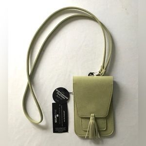 NWT-K. Carroll “Harper” lime green crossbody bag